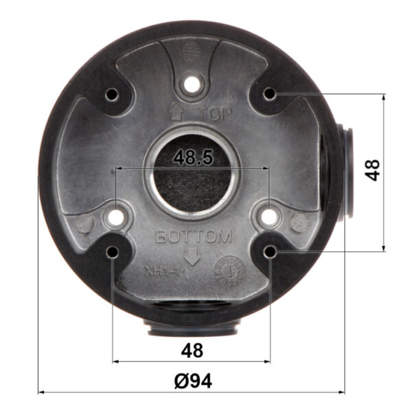 Dahua PFA13A-E-black adapter za nazidnu montažu