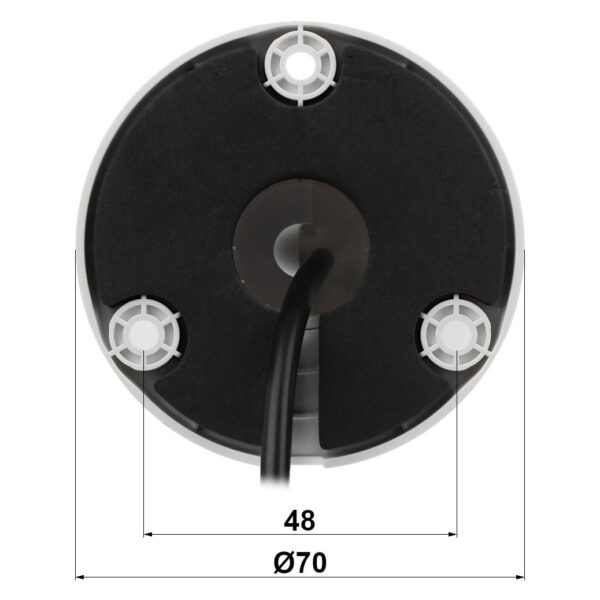 DAHUA HAC-HFW1200TL-A-0360B-S4 4u1 2MP D/N bullet IC kamera; Lite serija; Smart IC 80m; Kombinacija plastike i metala; 3.6mm objektiv; Mikrofon; IP67;